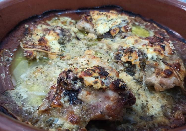 Jamoncitos de pollo al horno con queso 🧀🍗