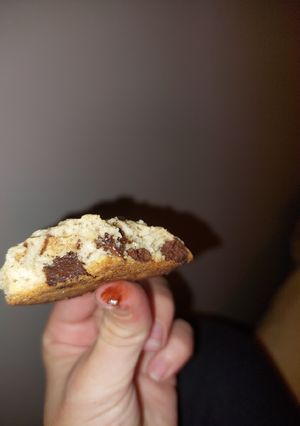 Una foto de Galletas de avena (con chips de chocolate), saludable🍪
