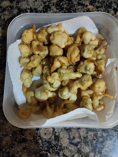 Una foto de Aceitunas rebozadas veganas