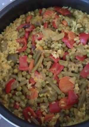 Una foto de Arroz con verduritas