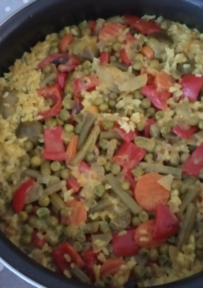 Una foto de Arroz con verduritas
