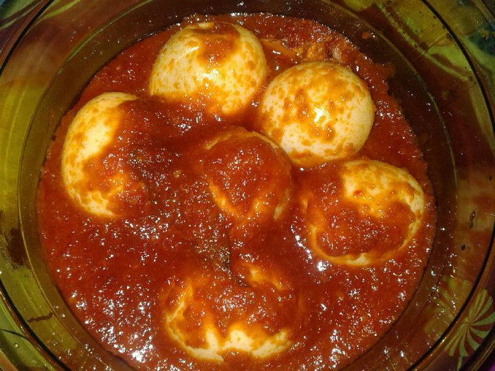 Standar Resep bikin Telur balado simple yang nikmat