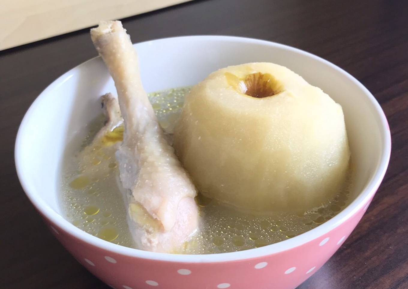 Chicken Apple Soup (Sup Ayam Apel)