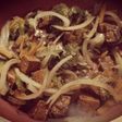 Salteado de verduras con tofu