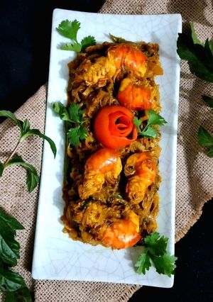 বাধাকপি ও চিংড়ি ভাজি রেসিপির প্রধান ছবি