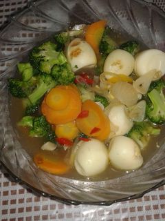 Foto resep Cah brokoli wartel telur puyuh