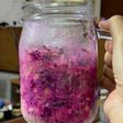 Naga merah overnight oat in a jar