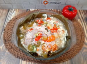 Foto resep 523. Pepes Ayam Garang Asem