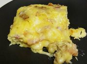 A picture of ham omelette