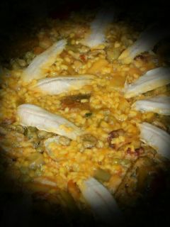 Una foto de Arroz con boquerones