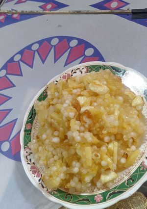 A picture of Aloo Sabudana khichdi.