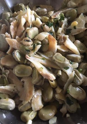 Foto de Salada de Bacalhau com Favas