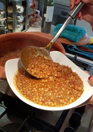 Una foto de Guiso de lentejas
