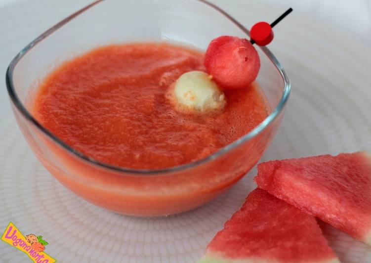 Gazpacho de Sandía... Sopa Fría Ideal para el Verano