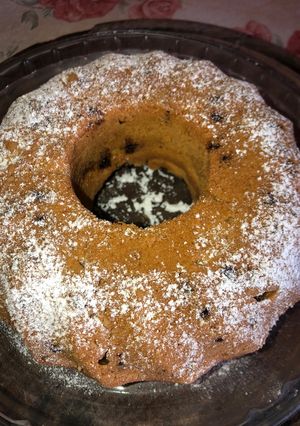 Una foto de Budín de vainilla con chispas de chocolate 🍫