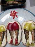 Aperitiv cu baby hering la gratar