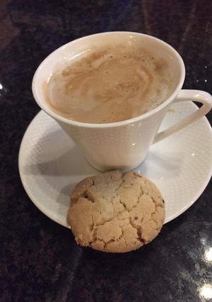 A picture of Winter special hot coffee.