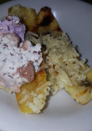 Foto resep Pisang bakar keju ice cream 🍌
