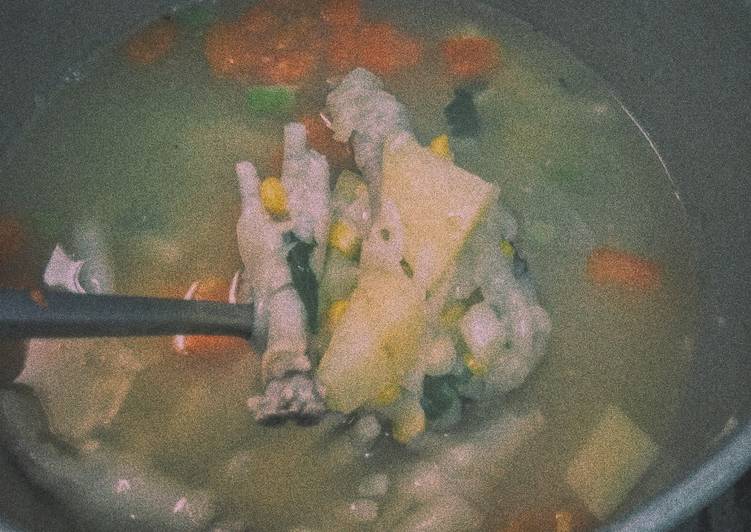 Soup Ceker Makaroni foto resep utama