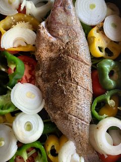 صورة لوصفة سمك بالفرن 😋🐟
