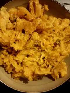 A picture of Baked Mac & Cheese with Butternut Squash.