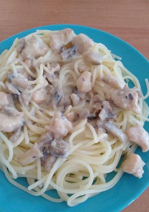 Tejszínes gombás hús recept fotója