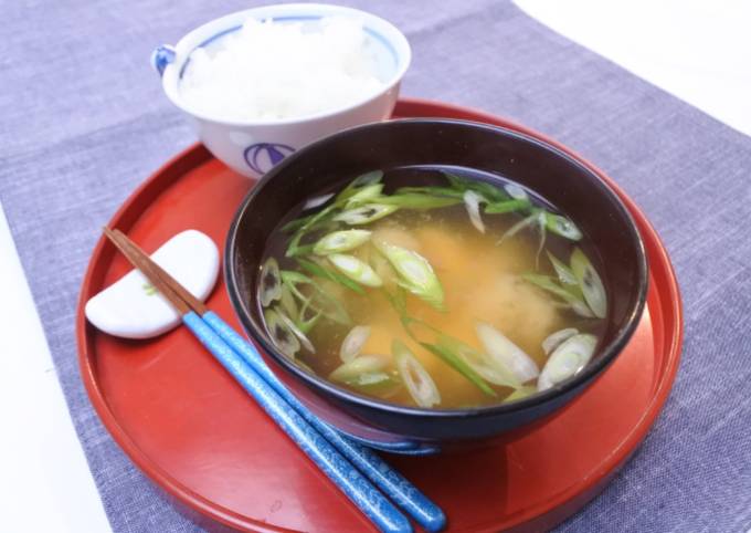 Recipe of Perfect Miso Soup
