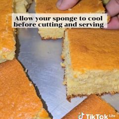 A picture of Sponge cake.