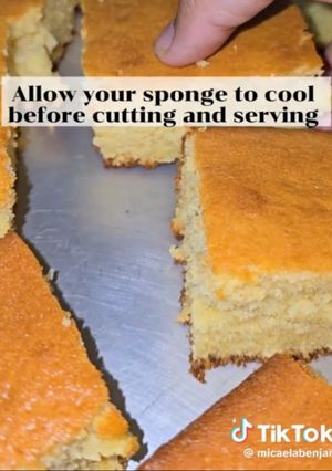 A picture of Sponge cake.