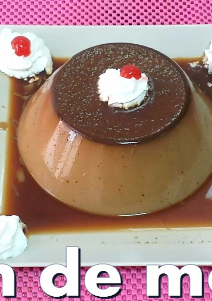 Una foto de Flan de moka (muy fácil y rápido)