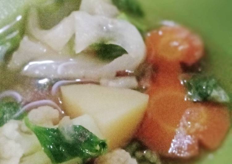 Cara Gampang Membuat Sup sayur sederhana Anti Gagal