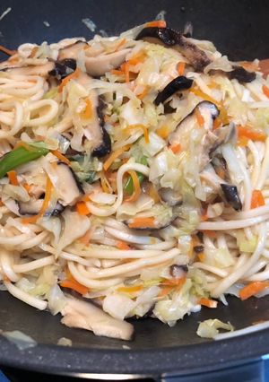 素炒麵 的食譜成品照片