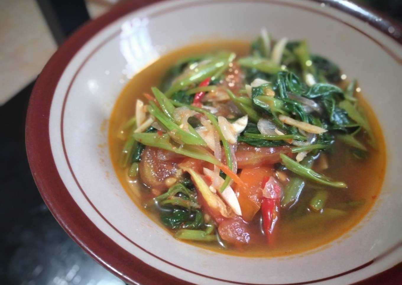 Kangkung Kuah Pedas