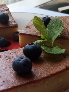 Una foto de Cheesecake japonés