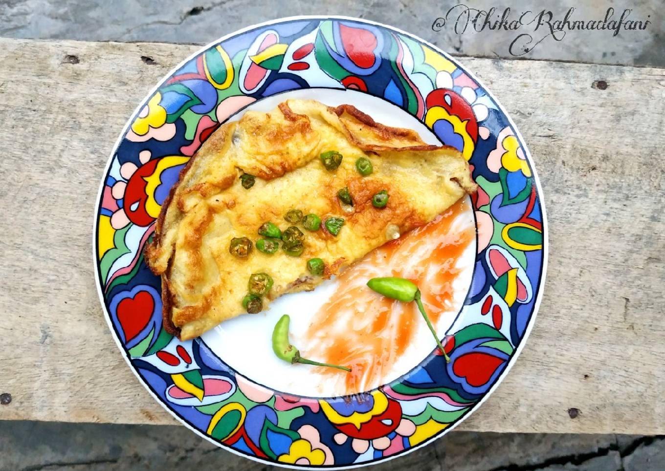 Dadar Pedas Cabai Hijau