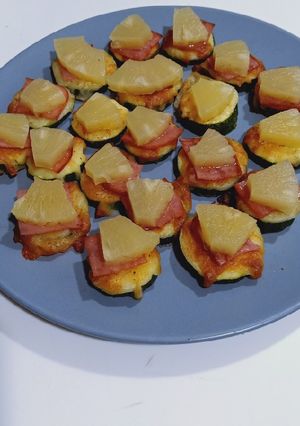 焗烤櫛瓜佐鳳梨 的食譜成品照片