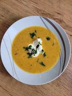 Török vöröslencse leves recept fotója