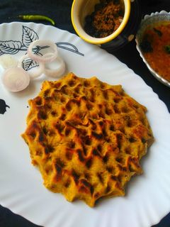 खोबा रोटी विद पंचरत्न दाल (Khoba roti with panchratan dal recipe in Hindi) रेसिपी मुख्य फोटो