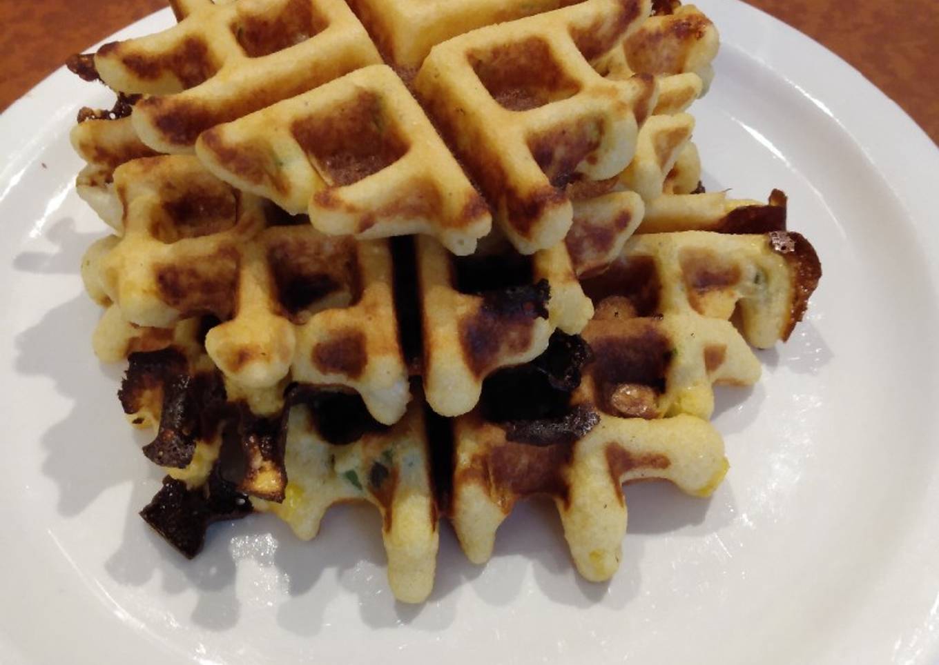 Savory Corn Waffles