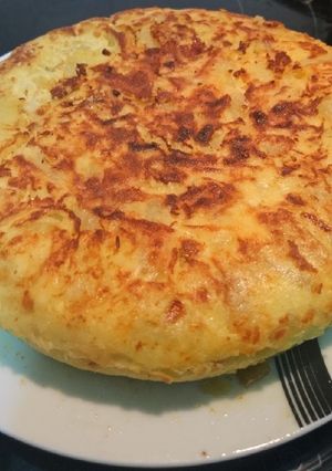 Una foto de Tortilla de patata tradicional y sencilla