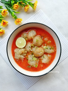 Foto resep Baso Aci Kubis Kuah Pedas