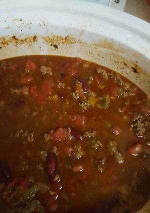 A picture of Wendy's copycat chilli.