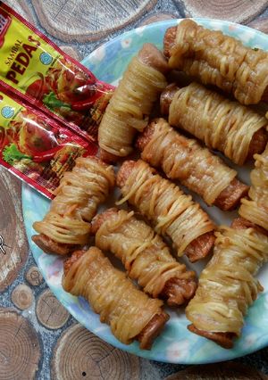 Foto resep 2^ Sosis Mie Gulung Simple