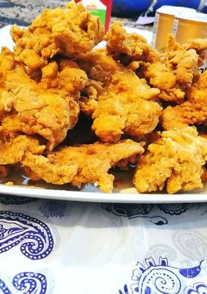 عکسی از دستور مرغ کنتاکی
