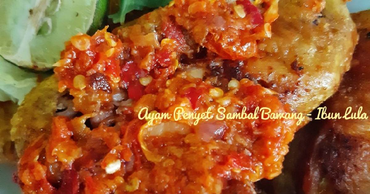 Resep Ayam Penyet Sambal Bawang Simpel Oleh Indri Gustiantari Cookpad