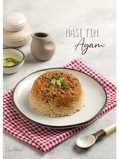 Foto resep Nasi Tim Ayam