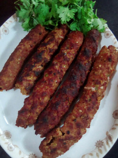 A picture of Seekh kabab.