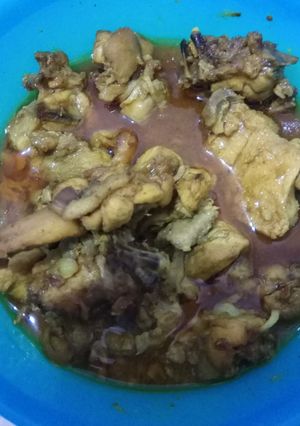 Foto resep Ayam kunyit ungkep (booster ASI)