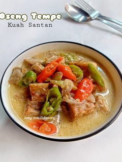 Foto resep Oseng Tempe Kuah Santan