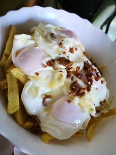 Una foto de Huevos estrellados